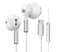 Écouteurs USB C pour iPhone 17 16 15 Pro Max Plus iPad Pro Pixel 8 7 6A Ecouteur USB C avec micro contrôle du volume câble Ecouteur Filaires USB Type C Casque pour Samsung Galaxy S24 S23 Ultra S22 S21