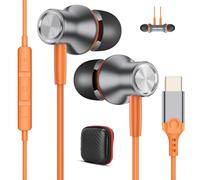 Écouteurs USB C pour iPhone 17 Pro 16 5G Samsung A36 A56 A55,Stéréo Intra-Auriculaires Filaire Casque Type C avec Câble Microphone pour Galaxy A17 A16 A26 Pixel 10 9a Xiaomi Redmi Note 14 Pro POCO X7