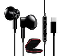 Écouteurs USB C pour Samsung A16/A17/A56/A36/A55/S25/S24/S23 HiFi Stéréo Magnétique Casque USB Type C Ecouteur Filaire Casque avec Micro pour iPhone 16e 16 15 Pixel 9a 10 Mi 14T 15 OnePlus 13 Nord 5 4