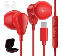 Écouteurs USB C pour Samsung A57 A37 A27 5G A56 A36 Galaxy S26 Ultra S26 | HIFI Stéréo Intra-auriculaires Type C Casque avec Câble et Microphone Sport pour iPhone 18 Pro Max 17e iPad Air Pixel 11 10a