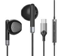 Écouteurs USB C pour Samsung Galaxy S25 S24 S23 S22 Ultra S21 A53 A33 5G, HiFi Stéréo Ecouteurs Filaire USB C avec Micro, pour iPhone 16 Pro Max Huawei P60 Pixel 8 7 Pro 6a iPad 10 iPad Air 5