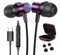 Écouteurs USB C pour Samsung Galaxy S25 Ultra S24 S23 S22 A56 A36 A26 5G Z Fold6 Flip6 Tab S10+ Écouteurs USB Type C avec microphone pour Google Pixel Tablette 9 Pro XL 9a 8a 7a Pixel Fold