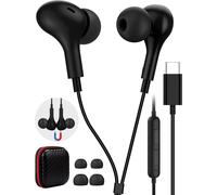 Ecouteurs USB C pour Samsung, Magnétique Écouteurs USB Type C avec Micro et Contrôle du Volume pour Samsung S21 Ultra S21 S20 FE S20,Mi 11 Lite/11T Pro, OnePlus Nord 2/9/9 Pro, Google Pixel 6