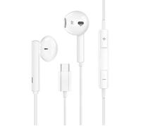 Écouteurs USB Type C Intra Auriculaires avec Micro (Hi-Res) et contrôle du Volume pour Huawei P30-P20-Mate 20-30