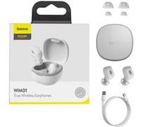 Ecouteurs Wm01 Bluetooth, Sans Fil In-Ear Stéréo Pour Iphone Xs Samsung Lg Blanc W35