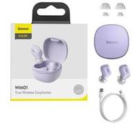 Ecouteurs Wm01 Bluetooth, Sans Fil In-Ear Stéréo Pour Iphone Xs Samsung Lg Violet W34