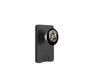 Écoutez attentivement, Bande dessinée rétro satanique en Vinyle Black Metal PopSockets PopWallet pour MagSafe