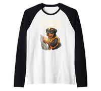 Écoutez for The Knock Disaster Relief T Search and Rescue Dog Manche Raglan
