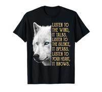 Écoutez Le Vent, il Parle, écoutez Le Silence : White Wolf T-Shirt