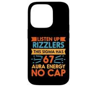 Écoutez Rizzlers Sigma 67 No Cap Aura Energy Meme 6 7 Kids Coque pour iPhone 14 Pro