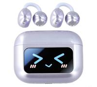 Écoutez tout clairement avec notre technologie de conduction osseuse sans fil de niveau supérieur et notre connexion fiable (violet)