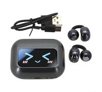 Écoutez tout clairement avec notre technologie de conduction osseuse sans fil de niveau supérieur et notre connexion fiable (noir)