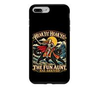 Écoutez Ye Fun Aunt Knight chevauchant Un Chat Noir drôle Coque pour iPhone 7 Plus/8 Plus