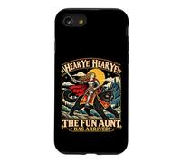 Écoutez Ye Fun Aunt Knight chevauchant Un Chat Noir drôle Coque pour iPhone SE (2020) / 7/8