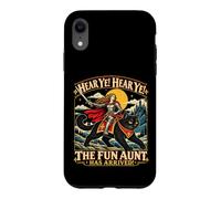 Écoutez Ye Fun Aunt Knight chevauchant Un Chat Noir drôle Coque pour iPhone XR