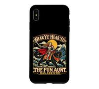 Écoutez Ye Fun Aunt Knight chevauchant Un Chat Noir drôle Coque pour iPhone XS Max