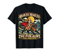 Écoutez Ye Fun Aunt Knight chevauchant Un Chat Noir drôle T-Shirt