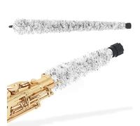 Écouvillon de nettoyage pour saxophone alto, nettoyant pour saxophone - Brosse absorbante forte pour saxophone avec pointe en caoutchouc - Outil de nettoyage à poils denses pour étudiants en saxophone