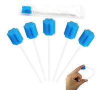Écouvillon Éponge Écouvillon en Mousse Écouvillons Oraux Jetables 80pcs Écouvillon Dentaire Stériles non Aromatisés pour Nettoyage Bucco-Dentaire Nettoyage Dentaire, Forfait Individuel