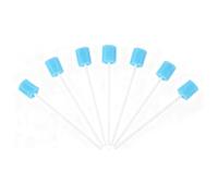 Écouvillons en Mousse Jetables pour Soins Bucco-Dentaires - Bâtonnets Stériles en PU avec Tige en Plastique PP, Écouvillons Médicaux pour un Usage Oral Sécurisé et Efficace (200-blu)