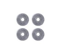 ECOVACS Chiffons de Nettoyage lavables/réutilisables, pour aspirateur Robot DEEBOT T30 Pro Omni / T30 Omni, boîte de 4, Accessoire d'origine, Gris