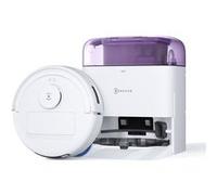 ECOVACS DEEBOT Mini Robot Aspirateur Laveur, Aspiration 8 000 Pa, ZeroTangle 2.0, TrueMapping 2.0, séchage à 45 ℃, vidage Auto, Lavage Intelligent en Profondeur, Nettoyage Auto en Un clic, Violet Viol