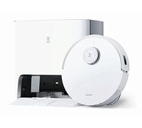 Ecovacs DEEBOT T10 Turbo, Robot aspirateur Laveur, Plaque Nettoyage vibrante OZMO Turbo2.0, 3000Pa, détection d'obstacles IA (AIVI 3.0), cartographie 3D, Batterie 5200mAh, Assistant Vocal YIKO Blanc