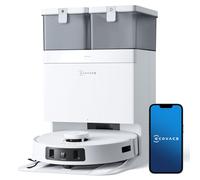 ECOVACS DEEBOT T30C PRO OMNI Aspirateur robot avec fonction balayage, 12800Pa Aspirateur robot/200 minutes/ Robot nettoyeur Blanc (mise à jour de T30 OMNI)