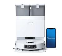 ECOVACS DEEBOT T30C Pro Omni Robot Aspirateur Laveur avec Station Omni, 12800Pa Aspiration, Brosse ZeroTangle 2.0, Nettoyage TruEdge, Auto-Vidange, Séchage 45°C, 200min Autonomie, Assistant YIKO