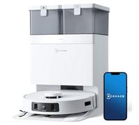 ECOVACS DEEBOT T30C Pro Omni Robot Aspirateur Laveur avec Station Omni, 12800Pa Aspiration, Brosse ZeroTangle 2.0, Nettoyage TruEdge, Auto-Vidange, Séchage 45°C, 200min Autonomie, Assistant YIKO