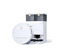 ECOVACS DEEBOT T50 Pro Omni Gen3 Aspirateur Robot Laveur, Brosse latérale et Patin Extensibles, 25 000 Pa, AIVI 3D 3.0, Ajout Auto Solution, Lavage 75 °C, Séchage air Chaud, Ultra-Fin 81mm, Blanc