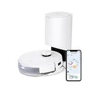 ECOVACS Deebot T9+ : Robot Aspirateur avec Fonction de Nettoyage et Station d'Auto-Vidage (Puissance d'Aspiration de 3000 PA, Navigation Laser, Reconnaissance d'Objets IA, Appli 3D, Batterie 180 Min)