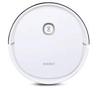 Ecovacs DEEBOT U2 Aspirateur Robot et Balai - Puissant aspirateur avec Fonction Balayage et Nettoyage systématique, Application et contrôle Alexa Blanc