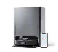 ECOVACS DEEBOT X1 Omni, Robot aspirateur Laveur avec Station de Nettoyage multifonctionnelle, Puissance d'aspiration 5000pa, évitement d'obstacles 3D, Batterie 260 Min, Assistant Vocal Yiko, Tapis