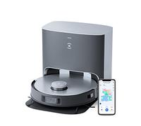 ECOVACS DEEBOT X1+ robot aspirateur laveur + station de vidage automatique (3,2L), puissance d'aspiration 5000pa, évitement d'obstacles, cartographie 3D, batterie 5200 mAh, assistant vocal, tapis