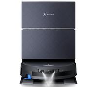 ECOVACS DEEBOT X12 Pro Omni Robot Aspirateur Laveur avec FocusJet Technologie, Puissance 22000 Pa, PowerBoost Plus -Rapide, OZMO Roller 3.0, TruEdge 4.0, Ascension Max de 4 cm, ZeroTangle 3.0, Noir
