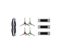 ECOVACS Kit de Remplacement pour DEEBOT T9/T9+, Famille T8 et Famille N10/N8/N8 Pro, 1*Brosse Principale, 4*brosses latérales, 3*filtres à poussière Fine antibactériens, Accessoires d'origine