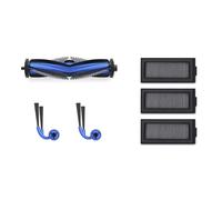 ECOVACS Kit de remplacement pour DEEBOT X11 Famille - 1x brosse principale Anti-Tangle, 2x brosses latérales Anti-Tangle, 3x filtres antibactériens haute efficacité,Accessoire Officiel