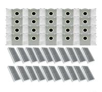 ECOVACS pour DEEBOT X9 Pro pour OMNI Accessoires : filtres de rechange et sacs à poussière pour T80, X8 Pro, X8, haute filtration, étanche (40 pièces)