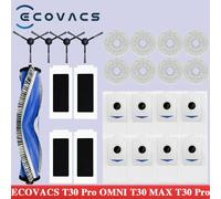 ECOVACS T30 PRO OMNI / T30S PRO / YEEDI M12 Pro + pièces de rechange pour aspirateur Robot sac à poussière brosse latérale principale filtre accessoires de vadrouille Vert armée