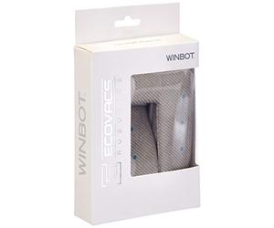 ECOVACS W-CC2B Chiffons de Nettoyage (2 pièces) pour Robot de Nettoyage de vitres WINBOT X (2020), équipement d'origine, Gris