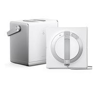 ECOVACS W2 Omni Robot Laveur de Vitre avec Station Multifonctionnelle, Nettoyeur de Vitres avec Système de Protection à 12 Niveaux, Mode de Nettoyage de Bord, Leader de l'industrie
