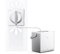 ECOVACS W2s OMNI - Robot Nettoyeur de vitres avec Station - Nettoyage Intelligent Bord à Bord TruEdge - Charge en Fonctionnement