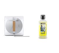 ECOVACS WINBOT W1 Pro Robot Laveur de vitres, Lavage Efficace avec Win Slam 3.0, Technologie de pulvérisation croisée & Kärcher Nettoyant vitres concentré RM 503, pour un nettoyage sans traces des