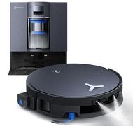 ECOVACS X12 OmniCyclone Aspirateur Robot, Blast, 22 000 Pa, pré-Dissolution des Taches FocusJet, PowerBoost, OZMO Roller 3.0, Rouleau Extensible et Qui se lève, vidage Automatique PureCyclone 2.0
