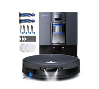 ECOVACS X12 OmniCyclone Care Complete Robot Aspirateur Laveur 22000 Pa | Blast, pré-Dissolution FocusJet, PowerBoost, OZMO Roller 3.0, Rouleau Extensible, vidage Automatique PureCyclone 2.0