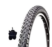 Ecovelò 1 COUVERTURE CST 14 1 3/8 1 5/8 (44-288) + Chambre Caoutchouc TASSELLÉE pour Vélo Enfant VTT City Bike Enfant