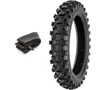 ECOVELO 1 pneu 2,50 - 10 + chambre à air pneumatiques croisées pour Pit Bike Mini Moto Pneus Minicross