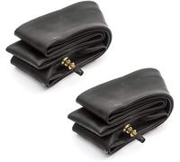 ECOVELO 2 Chambres à air 2.00 - 17 TR4 Valve de Remplacement pour pneus Moto Tout-Terrain 17 Pouces Piaggio Ciao Si Bravo