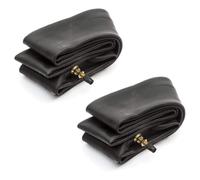 ECOVELO 2 Chambres à Air Moto 2 1/4-17 Valve TR4 pour Pneus Moto Roues 17" Piaggio Ciao Si Cyclomoteur 50